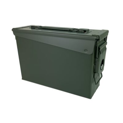 an image of the product M19A1 Ammo Can .30 Caliber New Steel- Olive Drab- Case of 8- A10104-CASE