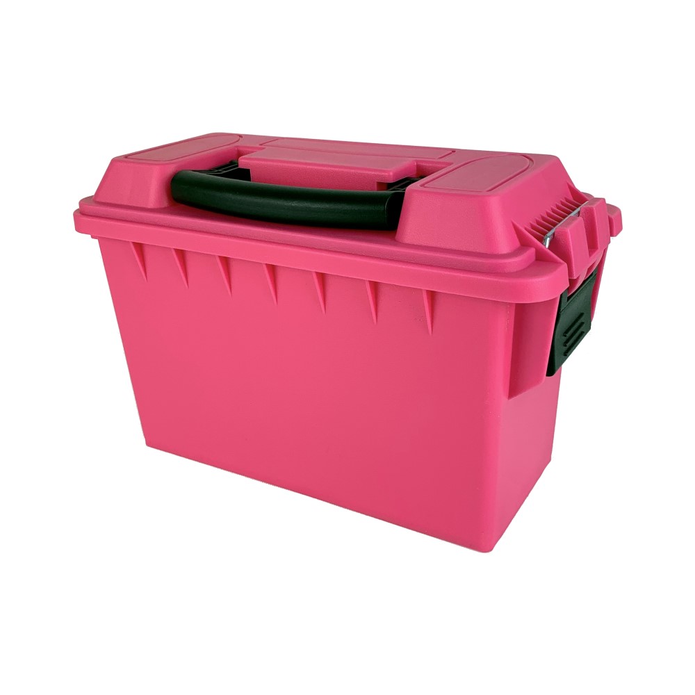 an image of the product Plastic Ammo Can .30 Caliber- Pink- A10128