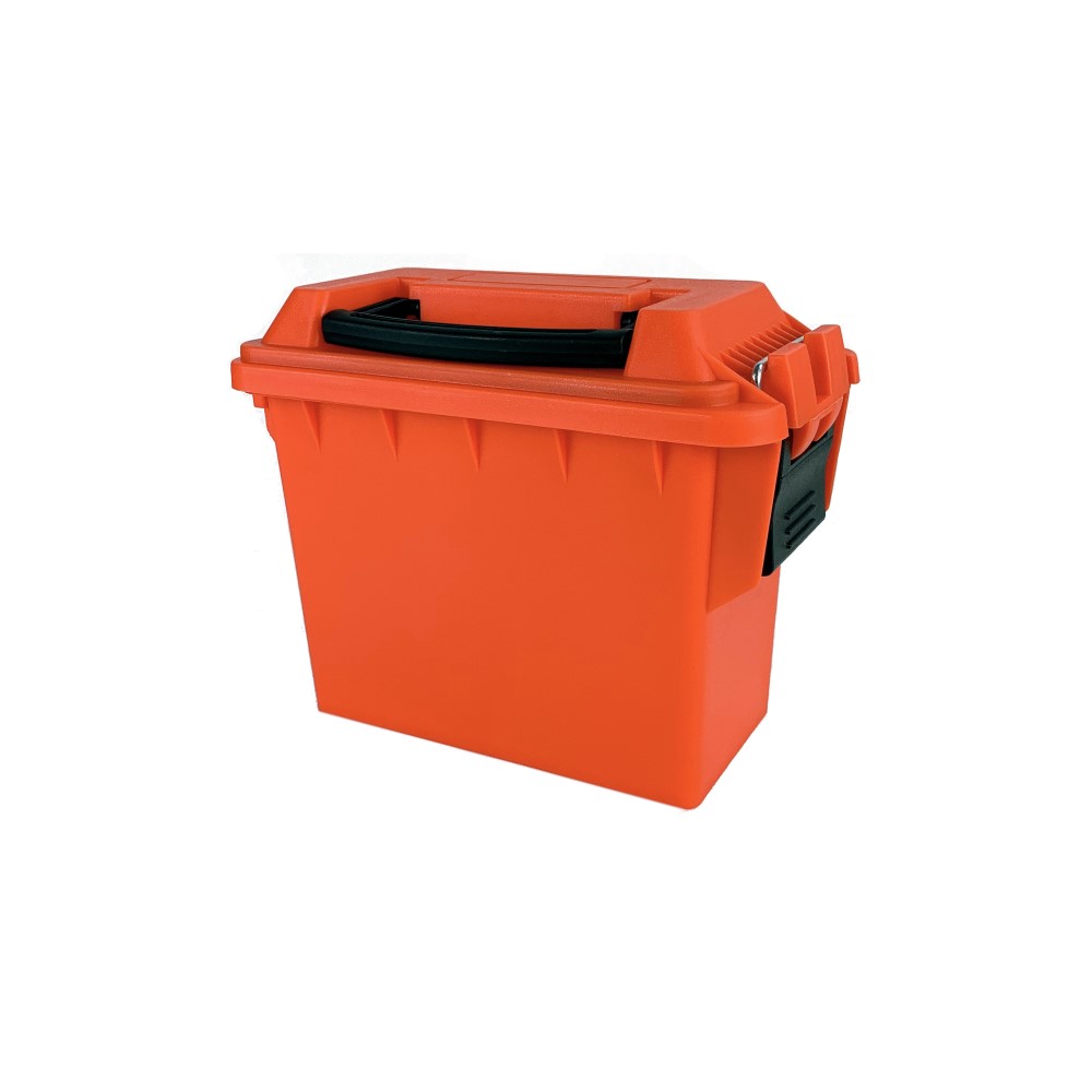 an image of the product Mini Plastic Ammo Can - Orange- A10145