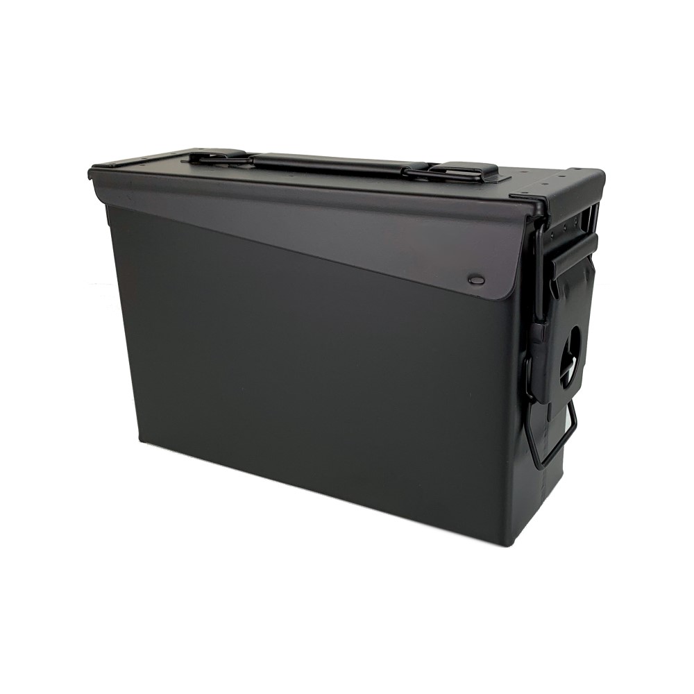 an image of the product M19A1 Ammo Can .30 Caliber New Steel- Black- A10151