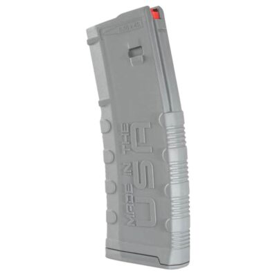 Amend2 AR-15 5.56x45mm Mod2 30-Round Magazine with Red Follower- Gray
