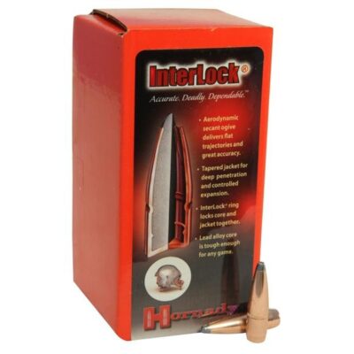Hornady Bullets 7mm (.284 Diameter) 139 Gr. InterLock Boat Tail Spire Point- Box of 100- 2825