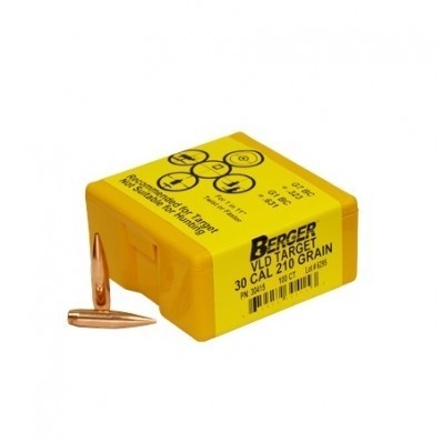Berger Bullets .30 Caliber (308 Diameter) 210 Gr Target VLD HPBT- Box of 100