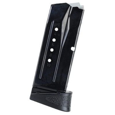 Smith & Wesson M&P Compact 9mm Luger 10-Round Magazine with Finger Rest- Steel Blue- 194630000