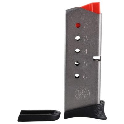 Smith & Wesson Bodyguard .380 ACP 6-Round Magazine with Finger Rest- Stainless Steel- 199300000