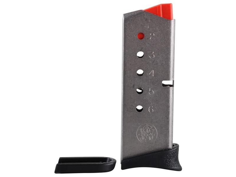 Smith & Wesson Bodyguard .380 ACP 6-Round Magazine with Finger Rest- Stainless Steel- 199300000