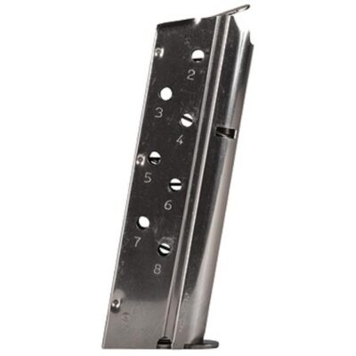 Mec-Gar 1911 Government / Commander .40 S&W 8-Round Magazine- Nickel Steel- MGCGOV40N