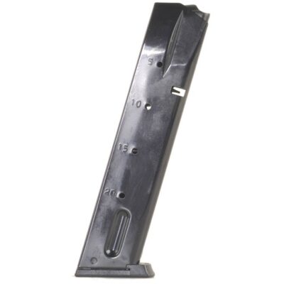 Mec-Gar S&W 5900 Series, 915, 910, 695 9mm Luger 20-Round Magazine- Steel Blue- MGSW5920B