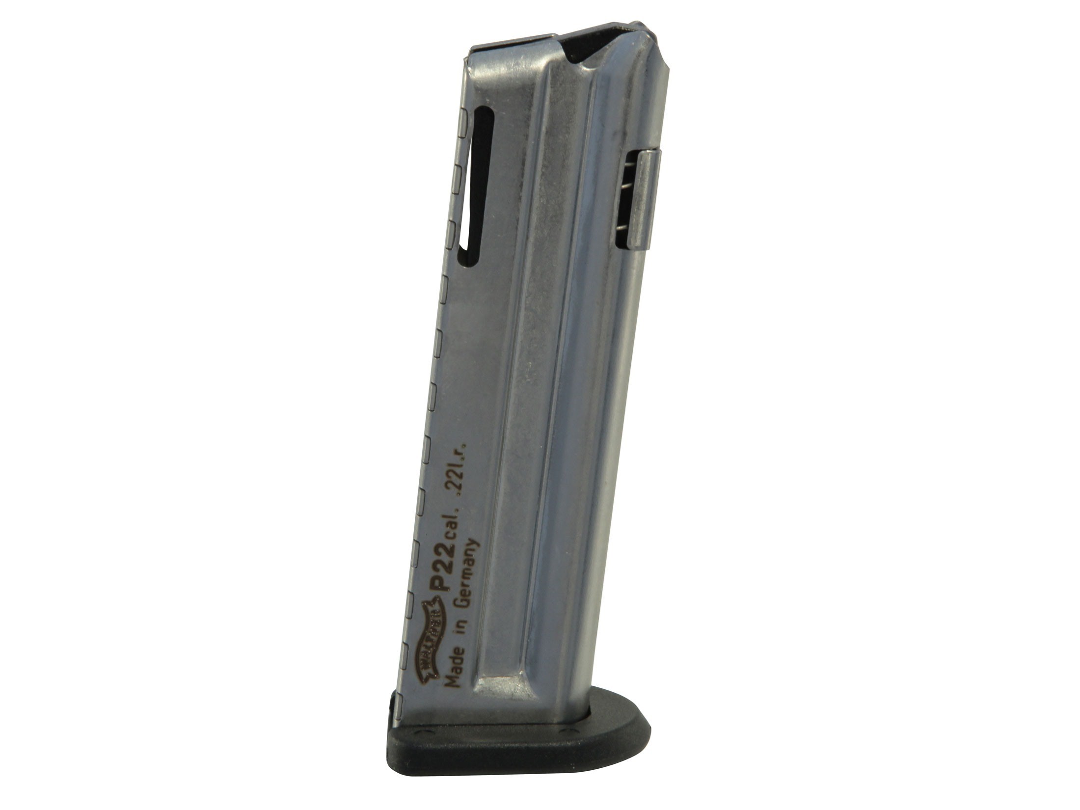 Walther P22 .22 Long Rifle 10-Round Magazine- Steel Nickel Plated- 512602