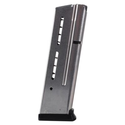 Wilson Combat Elite 1911 Government/Commander 9mm Luger 10-Round Tactical Magazine- Stainless Steel- 500-9