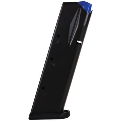 Mec-Gar CZ-75B/85B/SP-01/Shadow 9mm Luger 17-Round Magazine- Steel Anti-Friction Black- MGCZ7517AFC