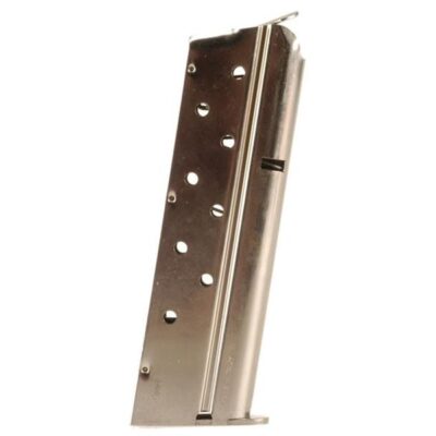 Mec-Gar 1911 Government, Commander 9mm Luger 9-Round Magazine- Nickel Steel- MGCGOV9LN