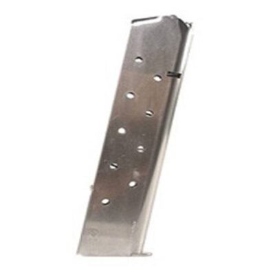 Mec-Gar 1911 Government / Commander .45 ACP 10-Round Magazine- Nickel- MGCG4510N