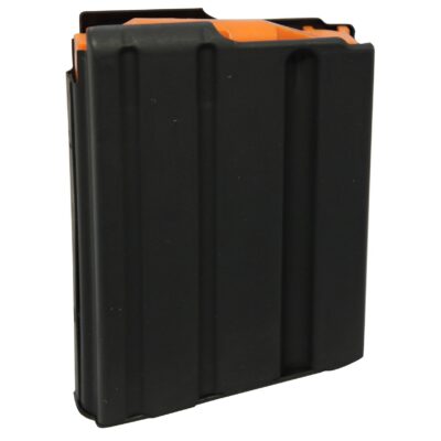 C Products Duramag SS AR-15 .223 Remington 10-Round Magazine with Orange Anti-Tilt Follower- Stainless Steel Black- 1023041
