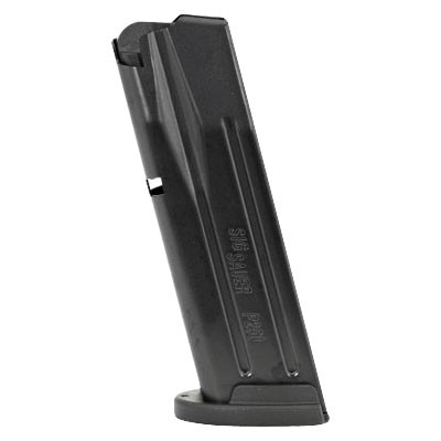 SIG SAUER P250/P320 Full Size 9mm 10-Round Magazine- Steel Black- MAG-MOD-F-9-10