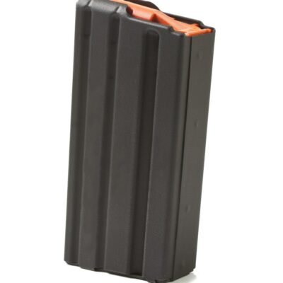 ASC AR-15 .223/5.56mm 20-Round Magazine with Orange Anti-Tilt Follower- Steel Black- 20223SSBMOASC