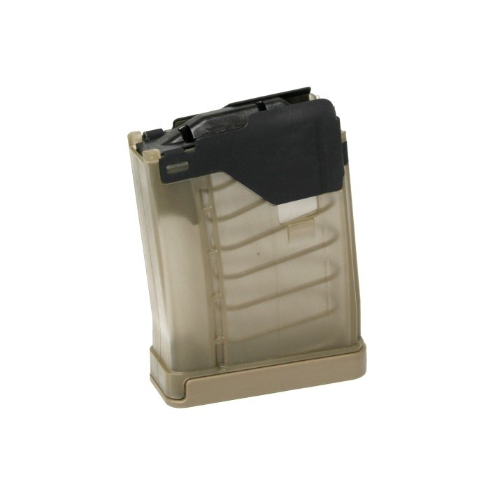 Lancer L5AWM Hybrid AR-15 5.56x45mm 10-Round Magazine- Translucent Dark Earth- 232041