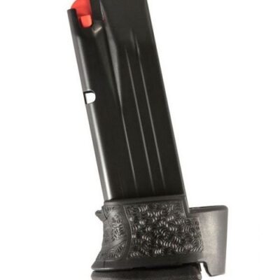 Walther PPQ M2 Sub-Compact 9mm Luger 15-Round Extended Magazine with Grip Sleeve- Black- 2829720