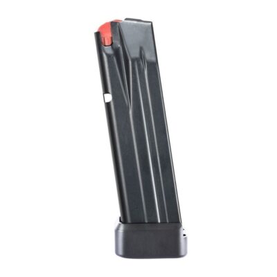 Walther PPQ M2/SF Pro 9mm Luger 17-Round Magazine with Black Base Plate- Steel Black- 2830400