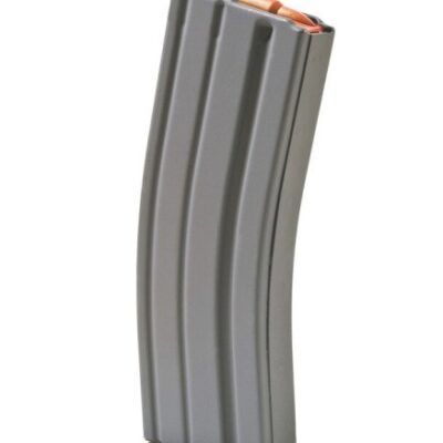 ASC AR-15 .223/5.56mm 30-Round Magazine with Orange Anti-Tilt Follower- Aluminium Gray Moly- 30223ALGMOASC