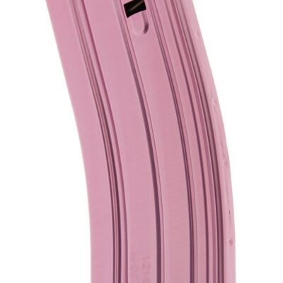 C Products Duramag AR-15 .223 Remington 30-Round Magazine with Black Anti-Tilt Follower- Aluminum- Pink- 3023003175CPD