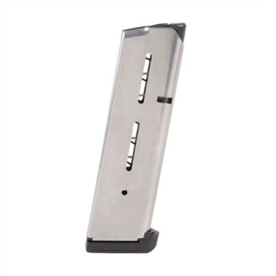 Wilson Combat 1911 .45 ACP 7-Round Full Size Magazine with Base Pad- Stainless Steel- 47-Wilson