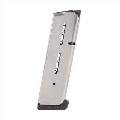 Wilson Combat 1911 .45 ACP 7-Round Full Size Magazine with Base Pad- Stainless Steel- 47-Wilson