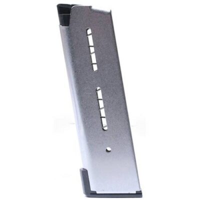 Wilson Combat 1911 Compact .45 ACP 8-Round Magazine with Low-Profile Base Pad- Stainless Steel- 47DOX