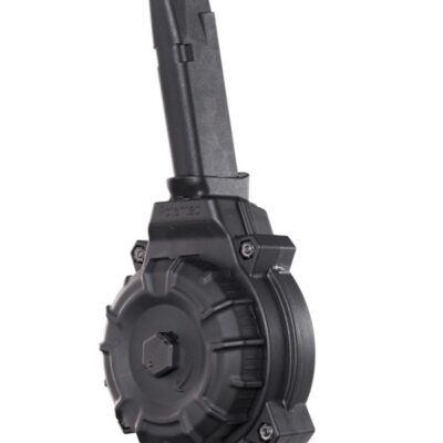 ProMag Glock G43X/G48 9mm Luger 50-Round Drum Magazine- Black Polymer- DRM-A20