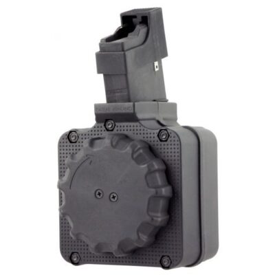 ProMag LR-308 SR-25 .308 Winchester 50-Round Drum Magazine- Black Polymer- DRM-A1
