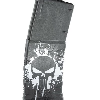 MFT Extreme Duty AR-15 5.56X45mm 30-Round Magazine- Punisher Splatter- EXDPM556D-PSS-WH