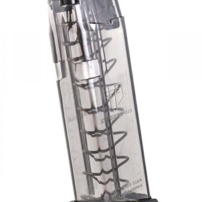 Elite Tactical Systems Glock G19/G26 9mm Luger 10-Round Magazine- Translucent Polymer- GLK-19-10