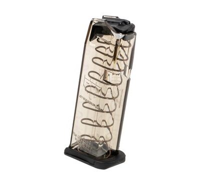 Elite Tactical Systems Glock 43X/48 9mm Luger 10-Round Magazine- Translucent Polymer- GLK-43X-10