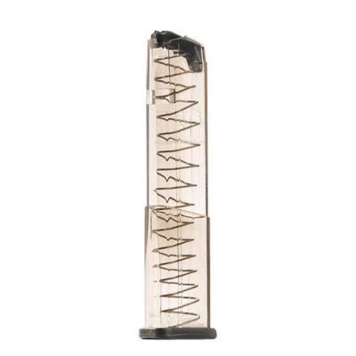 Elite Tactical Systems Glock 43X/48 9mm Luger 19-Round Magazine- Translucent Polymer- GLK-43X-19