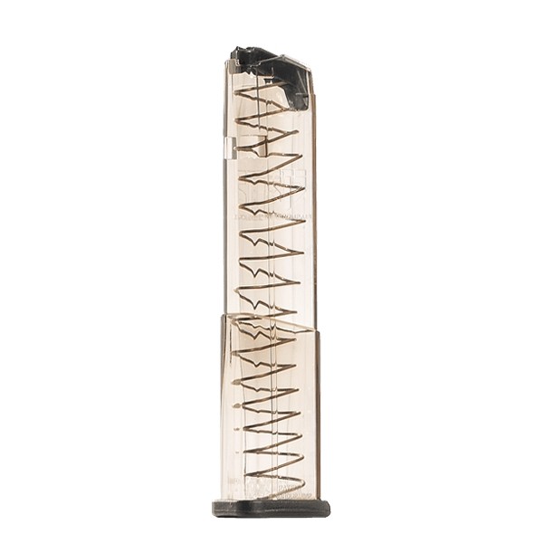 Elite Tactical Systems Glock 43X/48 9mm Luger 19-Round Magazine- Translucent Polymer- GLK-43X-19