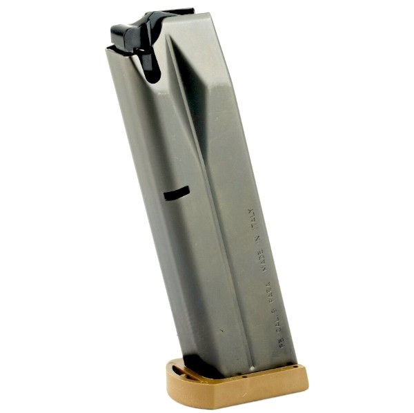 Beretta M9A3 9mm Luger 17-Round Sand Resistant Magazine- FDE Base- JMM9A317