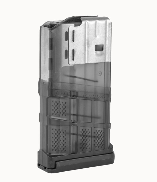 Lancer L7AWM SR-25 7.62X51 20-Round Magazine- Translucent Smoke- L720SMK