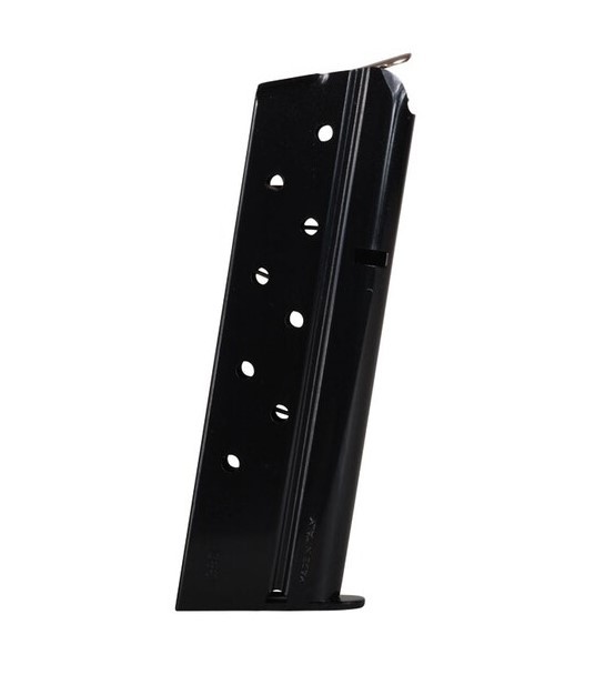 Mec-Gar 1911 Government, Commander .38 Super 9-Round Magazine- Steel Black- MGCGOV38B
