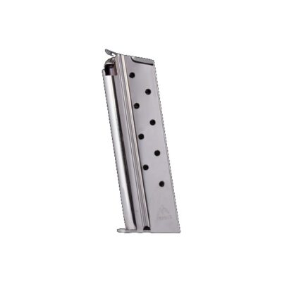Mec-Gar 1911 Government, Commander .38 Super 9-Round Magazine- Steel Nickel- MGCGOV38N