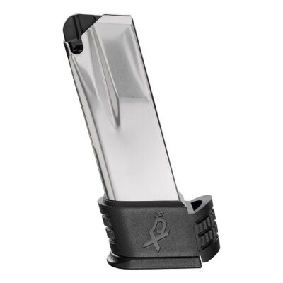 Springfield Armory XD-M Elite Compact 10mm 15-Round Extended Magazine w/ Grip Sleeve #2- Stainless Steel- XDME50152
