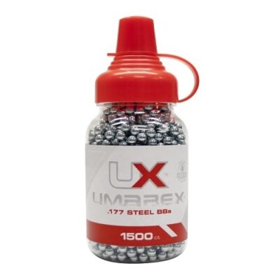 an image of the product Umarex Precision .177/4.5mm Steel Airgun BB's- Bottle of 1500 - 2252549