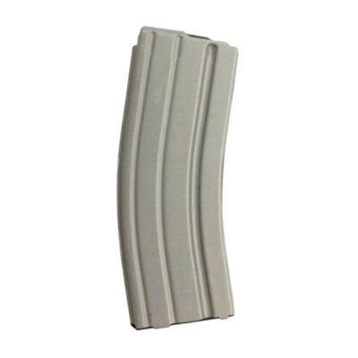 C Products Duramag AR-15 .223 Remington 30-Round Magazine with Black Anti-Tilt Follower- Aluminum- Gray