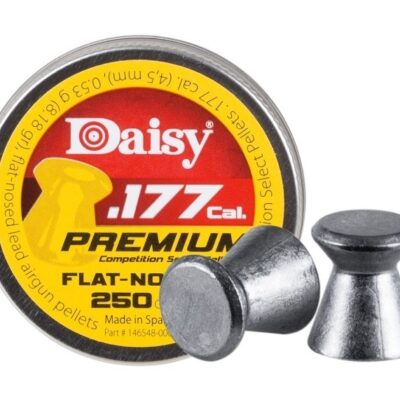 an image of the product Daisy Premium Competition .177/4.5mm Flat Nose Pellets- Tin of 250 - 985357