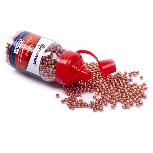 an image of the product Crosman Copperhead BB's 4.5mm Copper-Coated Precision Steel- Bottle of 1500 - CR0737