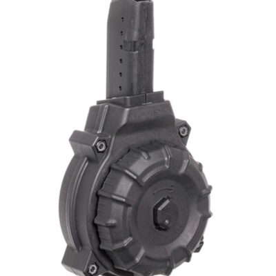 ProMag AR-15 Glock Style 9mm Luger 50-Round Drum Magazine- Black Polymer