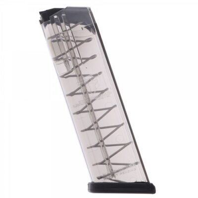 Elite Tactical System Glock 17/18/19/19x/26/34/45 9mm Luger 10-Round Magazine- Translucent Polymer