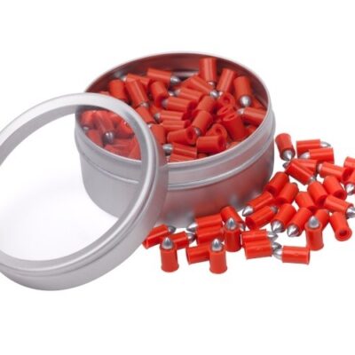 an image of the product Crosman Fast Flight Penetrators .177 Caliber/4.5mm Pointed High Velocity Pellets- Lead-Free- Tin of 150 - LF1754