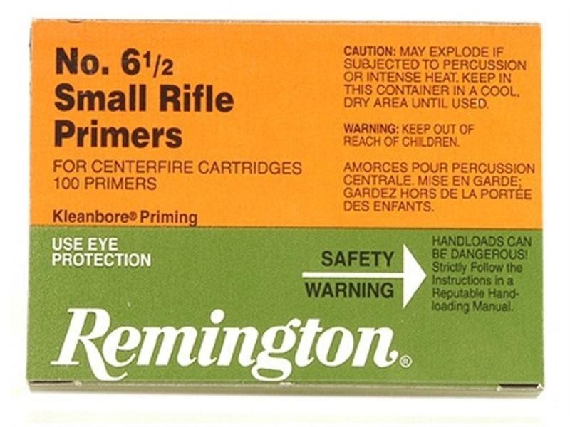Remington Small Rifle Primers #6-1/2- Box of 1000 (HAZMAT Fee Required)- x22606