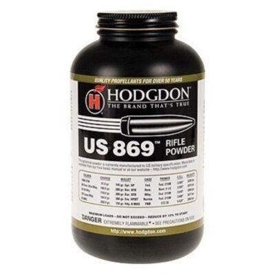 Hodgdon US 869 Smokeless Powder- 1 Lb. (HAZMAT Fee Required)- H8691