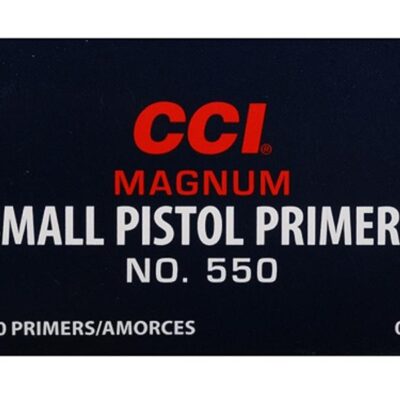 CCI Small Pistol Magnum Primers #550- Box of 1000 (HAZMAT Fee Required)- 18